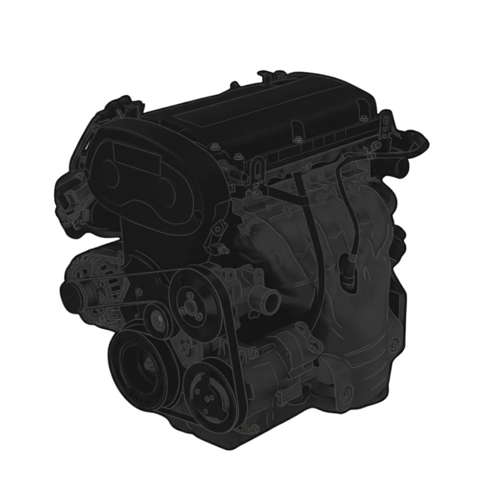 Peugeot 206 1.6 16v 10FX Engine